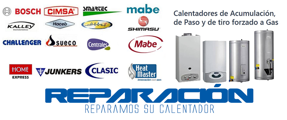 Reparación de Calentadores Chia